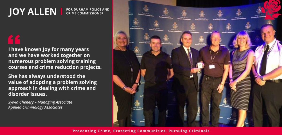 Presenting Durham Constabulary Problem Orientate Policing Awards 