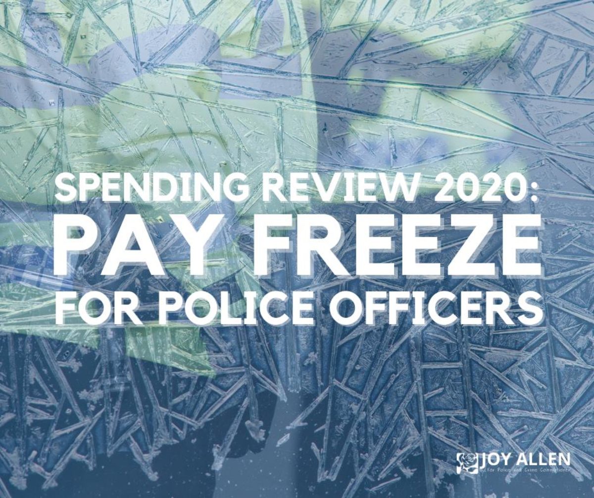 Pay freeze for police